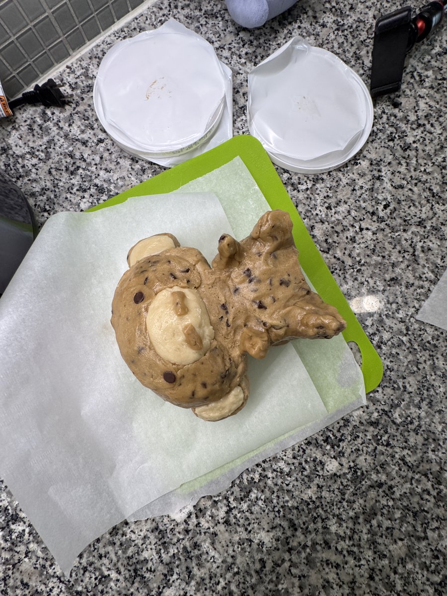 so excited to see how the giant wumpus cookie will turn out