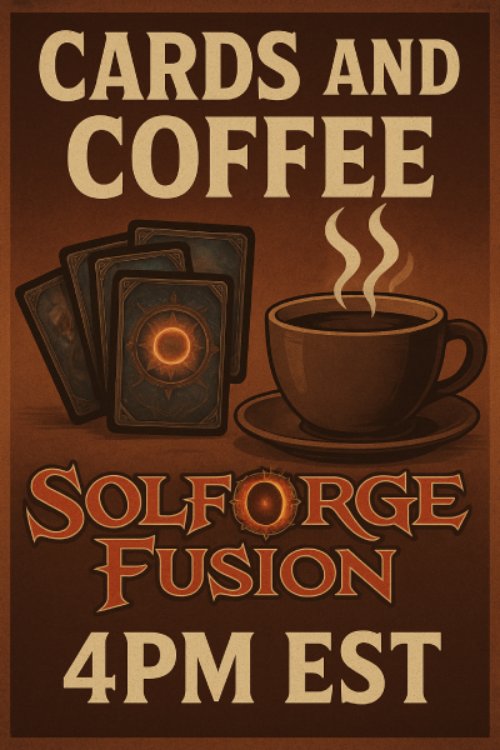 RamenCash's tweet image. Need I say more ?
Every week we've been playing @SolforgeFusion with the same squad and we love it. Come pull up. Maybe there's prizes maybe not. Come see for yourself.
4pm EST
@TheCatalystOG
