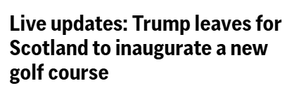 "Criminal president uses power of office to further personal business interests"
FIFY <a href="/APNews/">AP News</a>