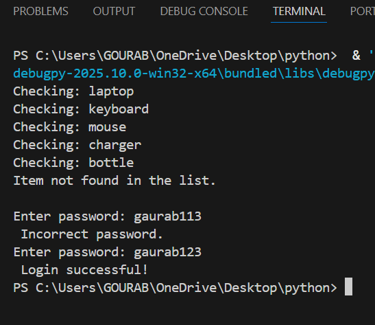Gaurab_on_X's tweet image. Day 16 ✅
Aaj maine Python ke for aur while loops ke saath else ka use kiya.
🔍 For loop se item search kiya
🔐 While loop se ek login system banaya (3 attempts → lock 😅)
Pehli baar laga ki else sirf if-else tak limited nahi hai 😄
#30DaysOfPython #Python #CodeNewbie