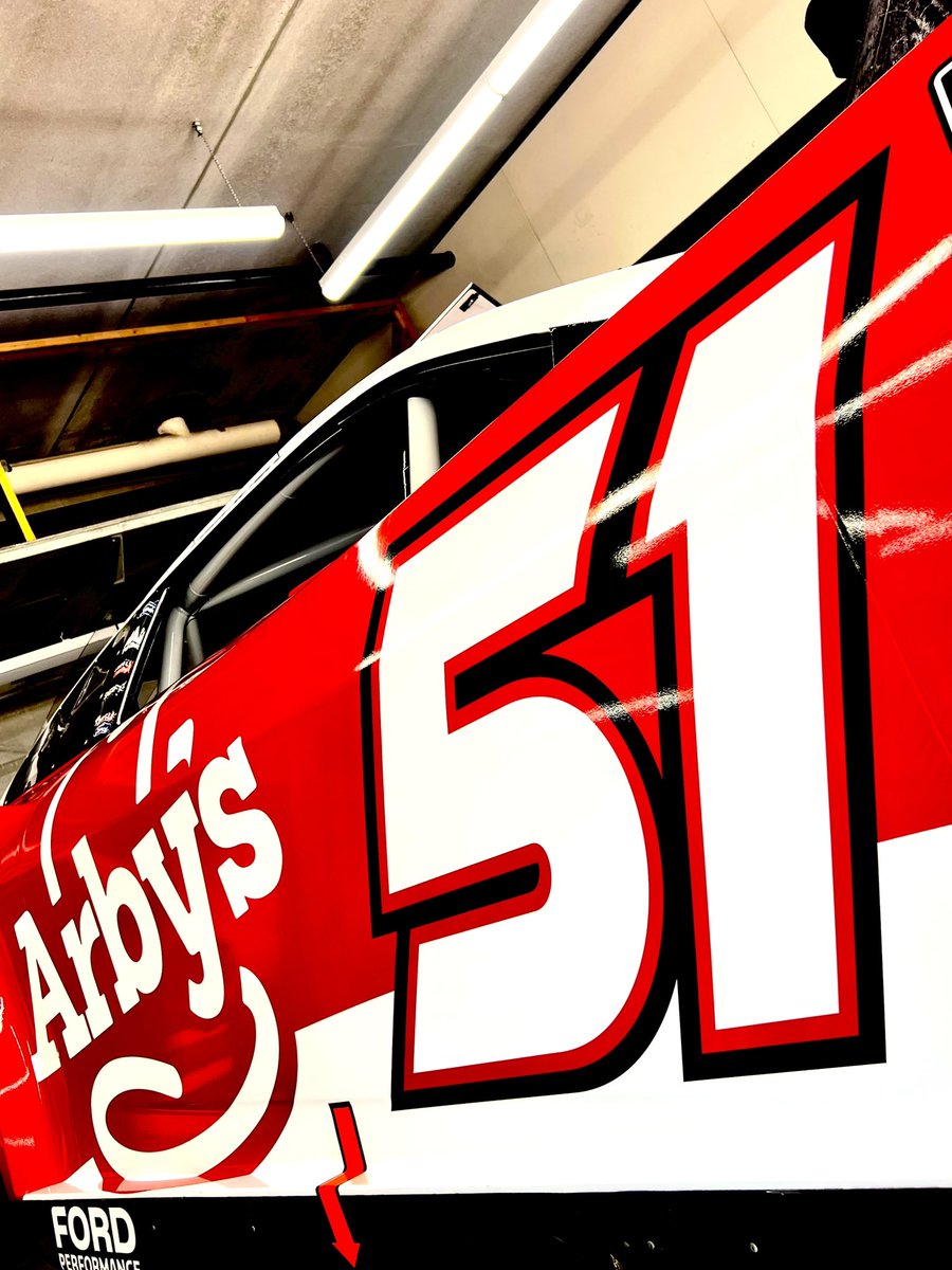 RickWareRacing's tweet image. The #Brickyard400 at @IMS is upon us. Practice for Sunday’s crown-jewel race begins TODAY at 1pm EDT on @TruTV. The @Arbys Ford Mustang is ready to gallop on these bricks.