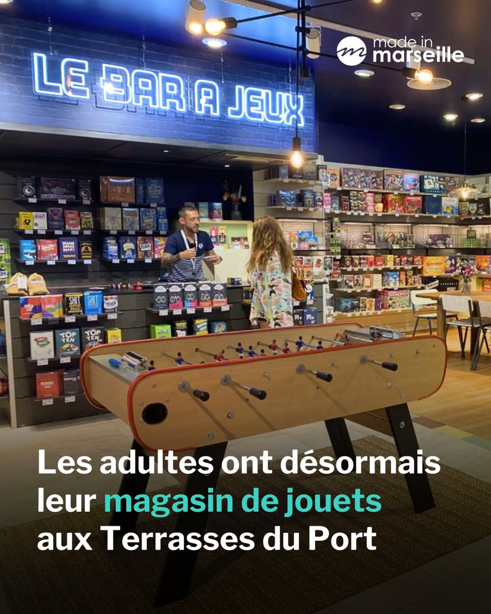 MadeMarseille's tweet image. 🕹️ King Jouet ouvre aux Terrasses du Port à Marseille un nouveau magasin consacré à la vente de jeux pour les adultes.
➡️ lnkd.in/eTg7qsCG