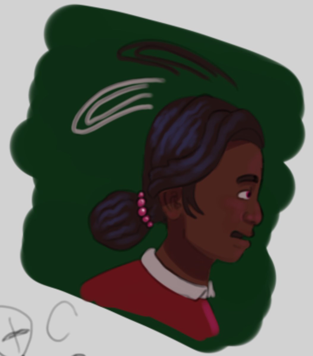 happy ruinversary i owe it some credit &amp; i really needed to sketch her properly

quick redraw of last year but this time i have a much better idea on how side profiles should sort of look like