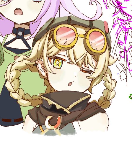 same_zame218's tweet image. #ヤフォダ  #原神  #genshinimpact   #100日チャレンジ 
11／100
絵チャでヤフォダちゃーん