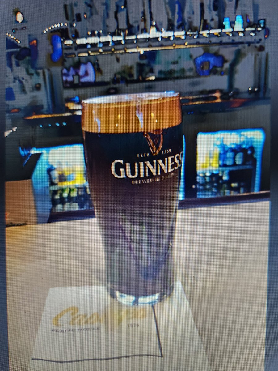 It's  been way too long since  
I had a Guinnes!🍺
I have to get my friend to break me out of here and  get
a proper drink! 😀