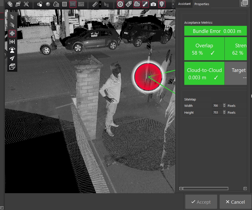Caught in my own laser scan looking like a Monaco millionaire with that tan.