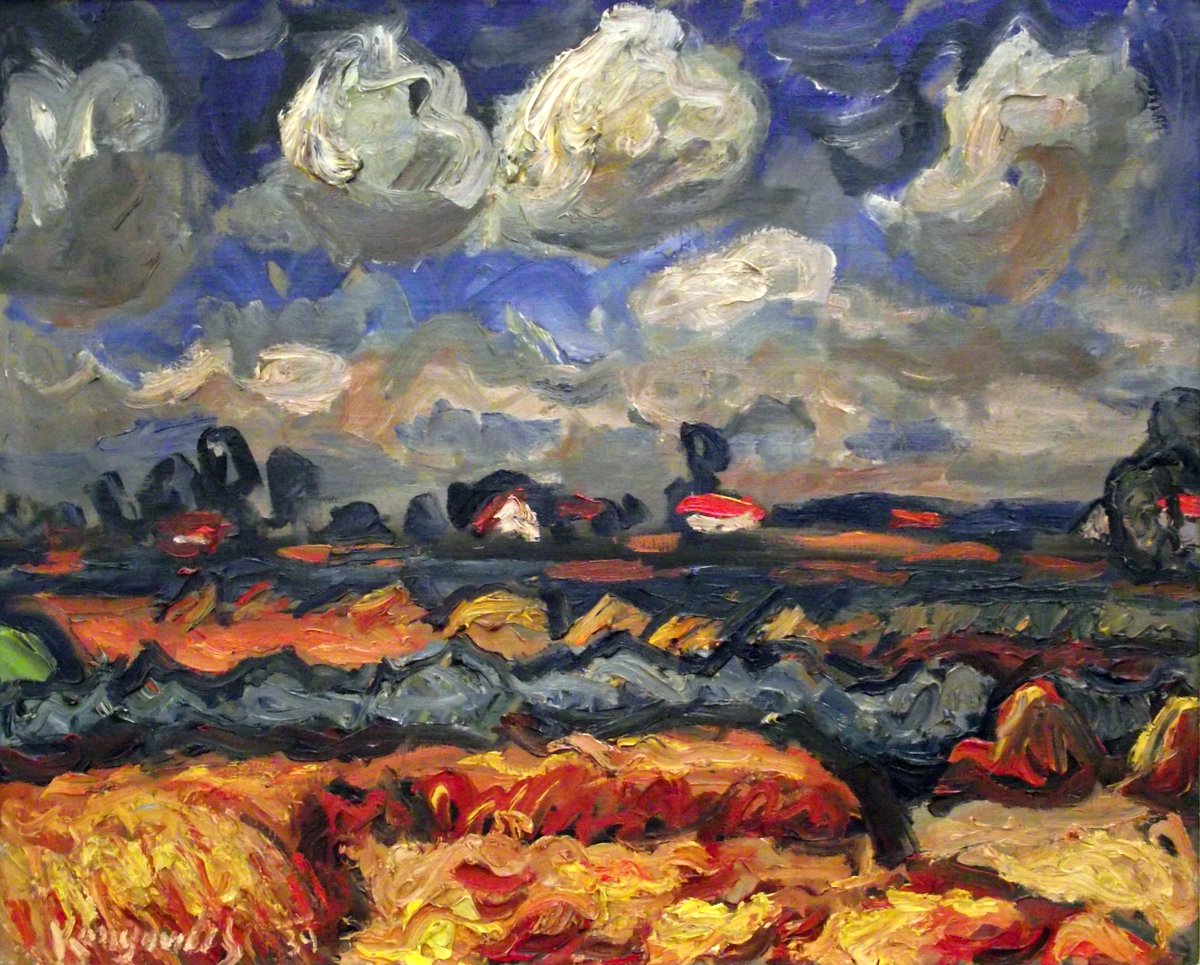 Imotha1's tweet image. #Expressionism 

MILAN KONJOVIĆ (1898-1993.) 🎨🇷🇸

Žito, 1939.g.