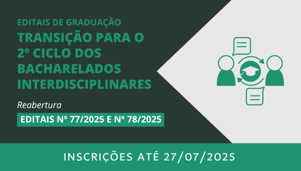 📣 A UNIFAL-MG reabriu os editais de transição dos Bacharelados Interdisciplinares (BICE e BICT) para 

📌 As inscrições vão até 27/07/2025

Acesse: lnkd.in/dmS_QP9T
