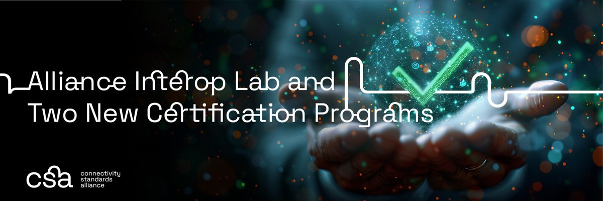 csaiot's tweet image. Faster updates, lower costs, and seamless #interoperability — our FastTrack Recertification and Portfolio Certification Programs help Members move quickly and efficiently.
See how the Interop Lab helps bring products to market faster: hubs.la/Q03yY-kl0
#csaiot