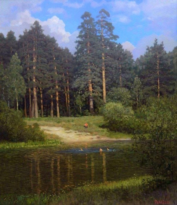 KaRgA_BLueS's tweet image. Russian nature in the paintings of Stanislav Brusilov
#painting #art