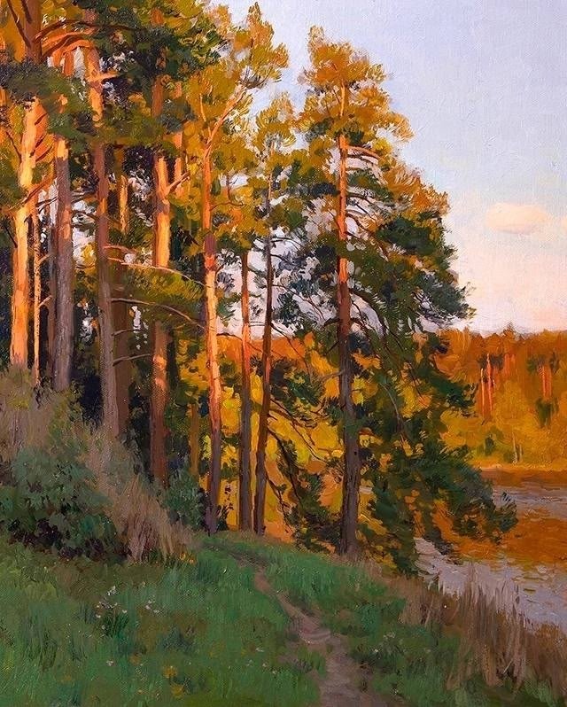 KaRgA_BLueS's tweet image. Russian nature in the paintings of Stanislav Brusilov
#painting #art