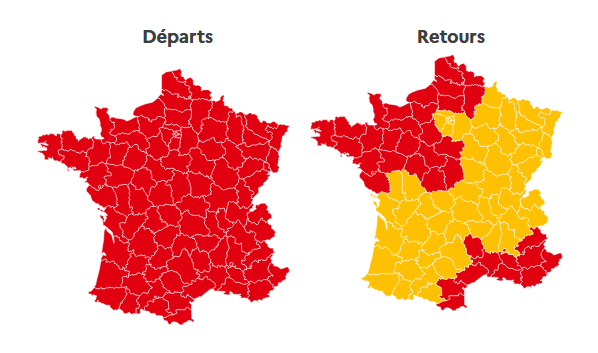 Prefet92's tweet image. Week-end de départ en vacances : circulation chargée en vue ! Bison Futé voit rouge 🔴 dans le sens des départs samedi.

Anticipez vos trajets et évitez les heures de pointe
Bonnes vacances à toutes et à tous !

#BisonFuté #SécuritéRoutière #Vacances2025 #HautsDeSeine