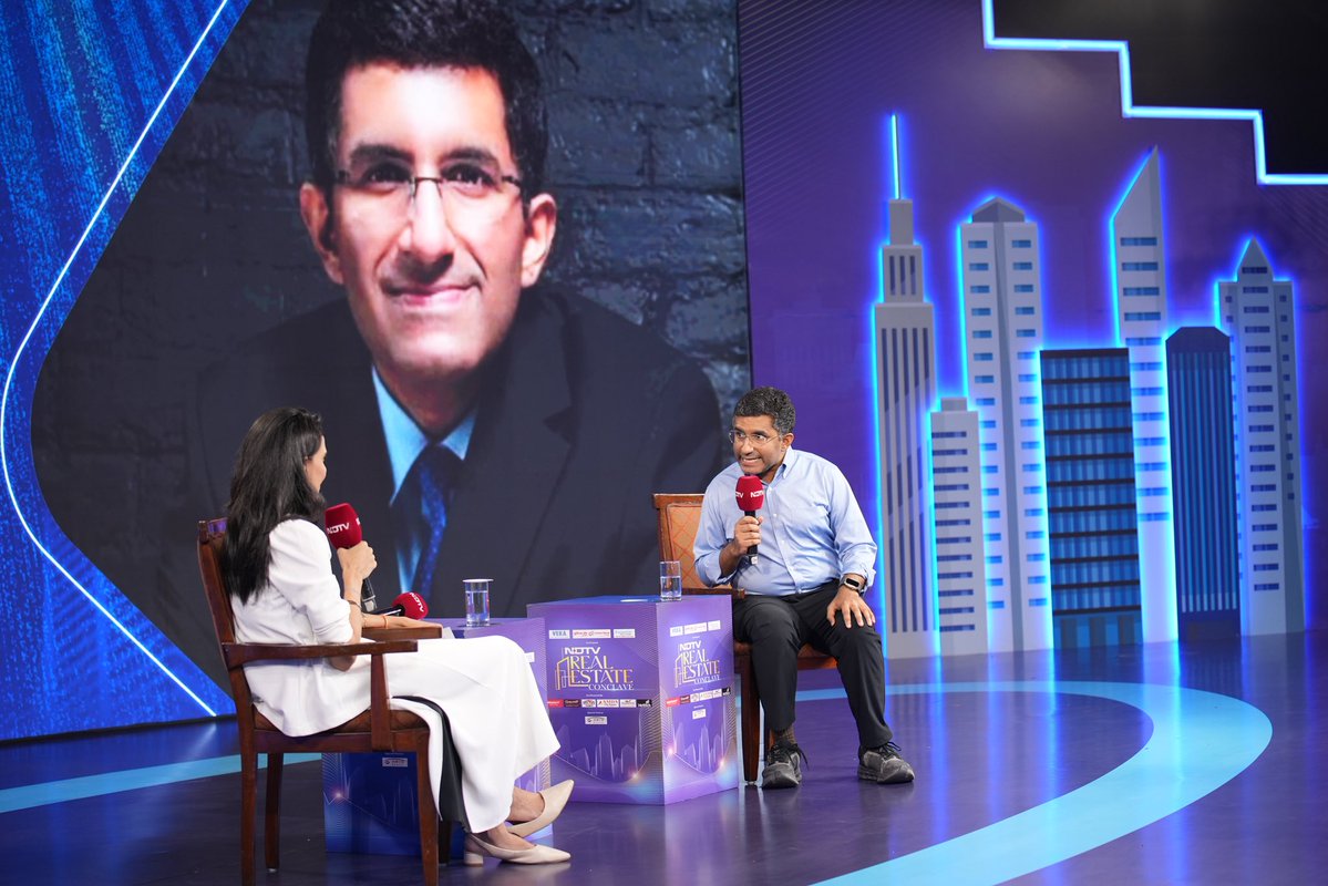 drriteshmalik's tweet image. Great event by @ndtv on the future of real estate in India.