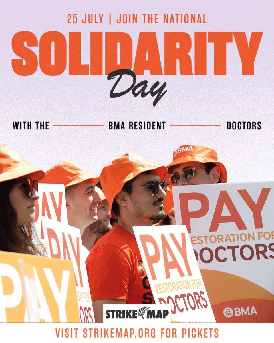 John Taylor (@johnroytaylor) on Twitter photo Well said <a href="/labourlewis/">Clive Lewis MP</a> 💯% 🎯
Solidarity today with our striking #ResidentDoctors as they embark on a 5 day #FullWalkOut
Like so many NHS Staff, they too have suffered with worsening working conditions and real terms pay
#SOSNHS #strike #BMA #ResidentDoctors Well said <a href="/labourlewis/">Clive Lewis MP</a> 💯% 🎯
Solidarity today with our striking #ResidentDoctors as they embark on a 5 day #FullWalkOut
Like so many NHS Staff, they too have suffered with worsening working conditions and real terms pay
#SOSNHS #strike #BMA #ResidentDoctors