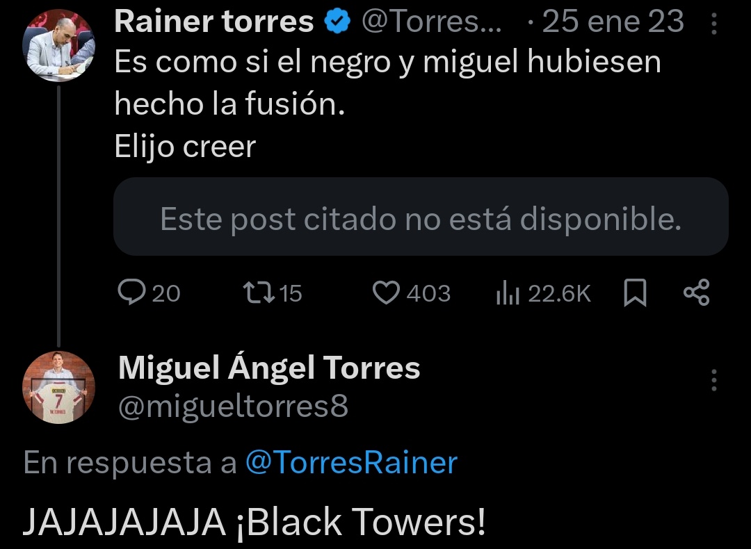adrianstats's tweet image. ¡Black Towers! 🧐