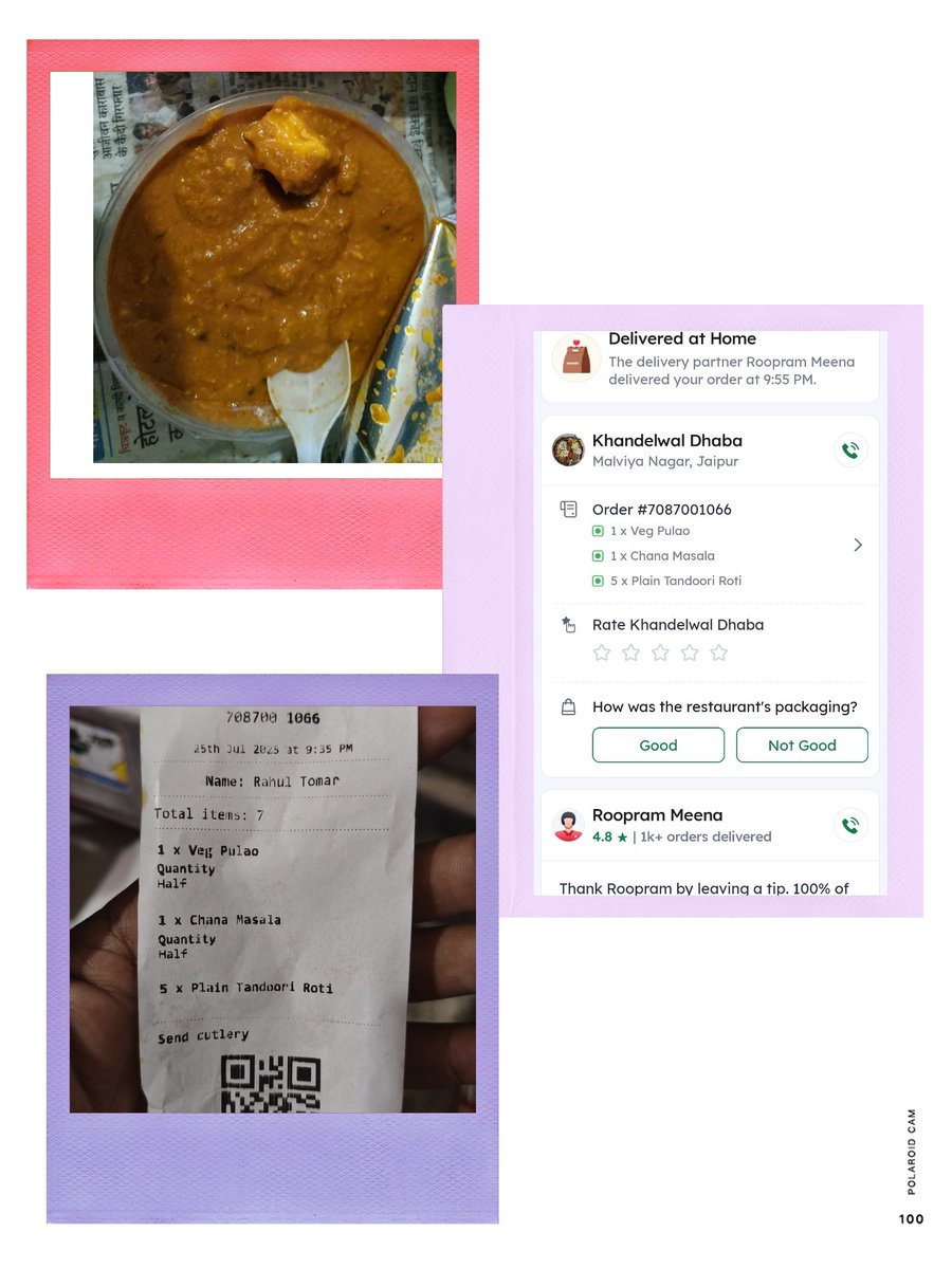 RahulTo45620222's tweet photo. I had ordered from zomato but I got a wrong order

So pls help @zomato @zomatocare
@deepigoyal
#sameonyouzomato https://t.co/Cn2X9w3rxW