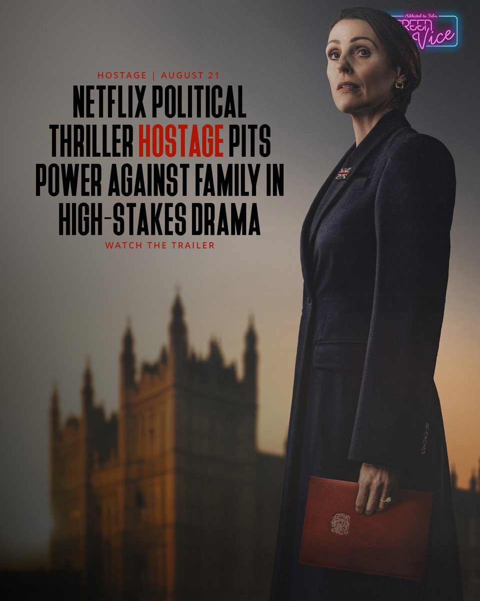 Screen_Vice's tweet image. Suranne Jones stars in political crisis drama ‘Hostage’
Watch the trailer:👉screenvice.com/netflix-politi…