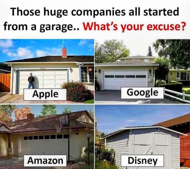 I don't have a garage 🫠