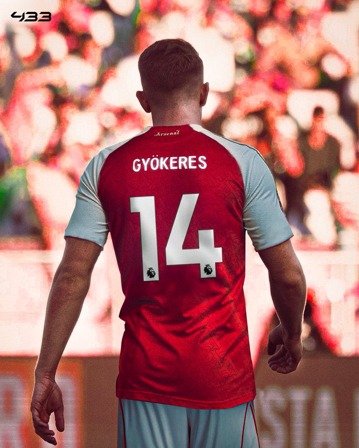 Gyökeres will make his official debut for Arsenal wearing number 14 at Old Trafford on Thierry Henry's birthday in Premier League's gameweek 1, while facing his former coach Ruben Amorim. 🥹🔥🔥