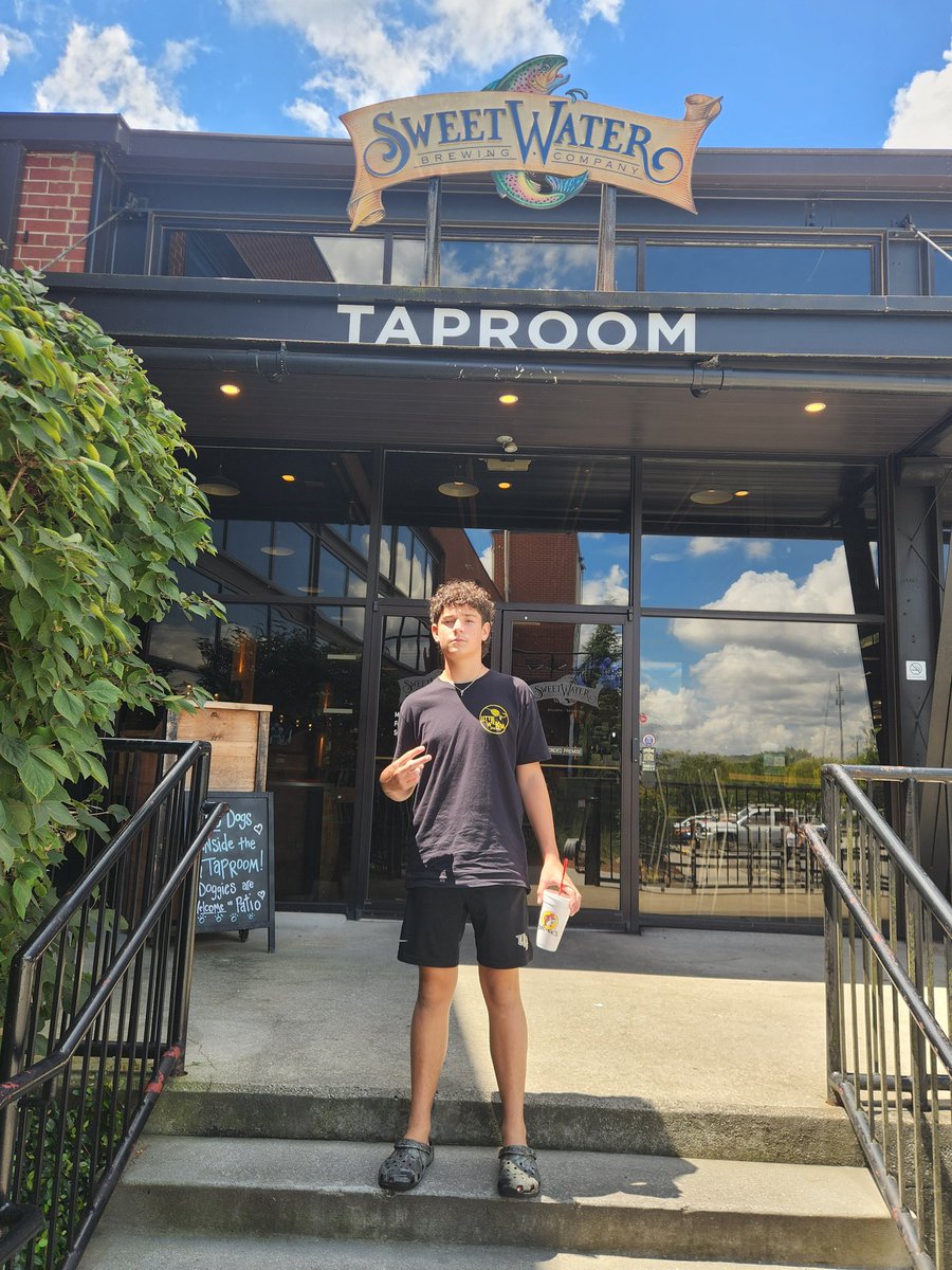 PSchatz9's tweet image. Lunch of champions @sweetwaterbrew