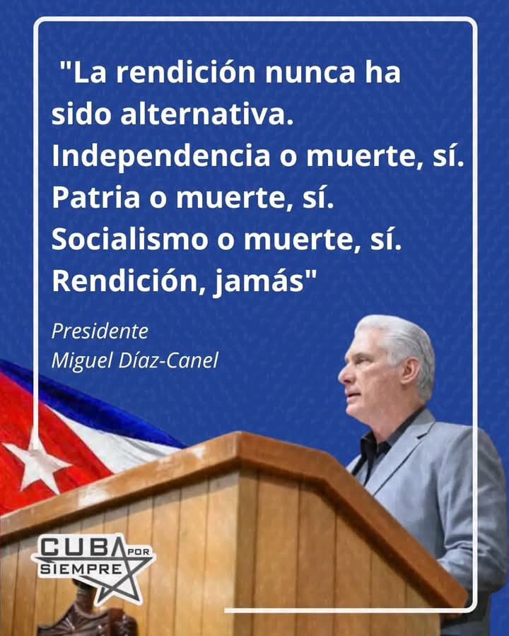 🗣️☝️¡Que poco conocen a nuestro Pueblo!!!.
Un pueblo de honor ,
Los valientes no termina nunca de luchar.
! Aquí no se Rinde Nadie!!
#CubaEstáFirme 
#ArtemisaJuntosSomosMás