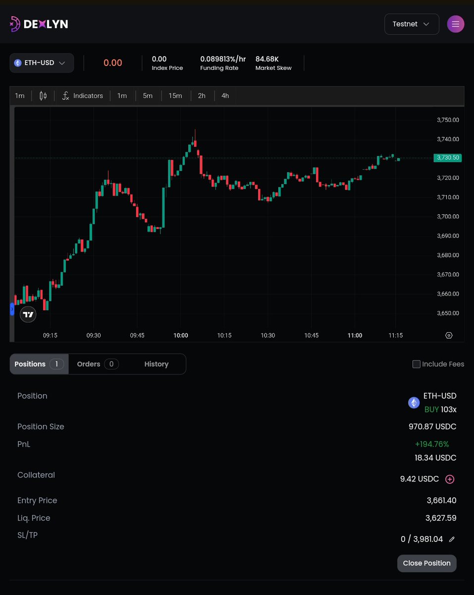 IbraheemImJ's tweet image. PERPS ON @SUPRA_Labs is different
Imagine integrating AUTOFI in perp trading ?
Furthermore being able to trade on both stock, Crypto, and fx market oh my world 🔥
@DexlynLabs PERPS trading is live on Testnet you can try it here 👇
testnet-perp.dexlyn.com