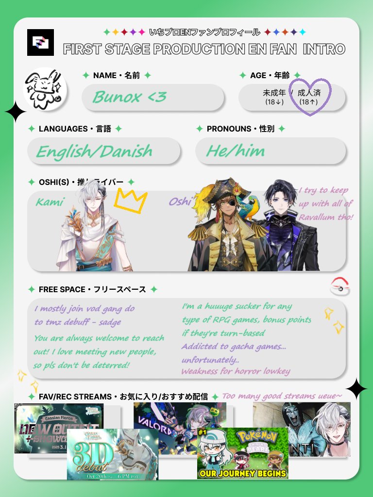 RoboBunox's tweet image. ‧₊˚❀༉‧₊˚. I realized today I never really did this, sooo..
‧₊˚❀༉‧₊˚. I have been in the community for a bit, but here you go~ Always willing to meet new oomfies! 💚
#FSPENintro ❀