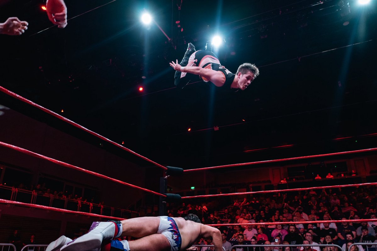 BritWresRev's tweet image. When Bred 4 Better’s scheduled opponents for VIVA LA REVOLUTION had to withdraw, JOSEPH CONNERS was able to pull some strings to get Riley & Brady added to the T.L.C. match.
But he wanted some of the action too and issued an open challenge to any man, woman, girl, or … BOI!…