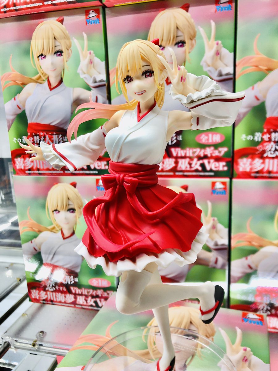 【GiGO限定】喜多川海夢　巫女Ver. フィギュア　3 個 GiGO 旭 on X: 