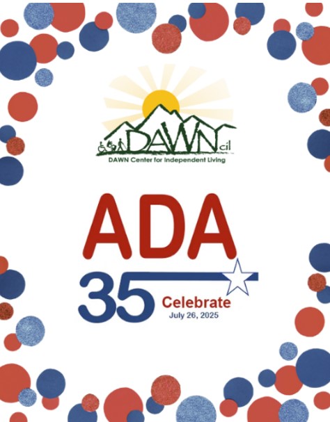 dawncil's tweet image. Tomorrow, July 26, marks the anniversary of the ADA! Let’s honor the progress and keep pushing for full inclusion. How would you complete this sentence: “Thanks to the ADA, I can ________.”?
#ADAAnniversary #DisabilityPrideMonth #ADA35