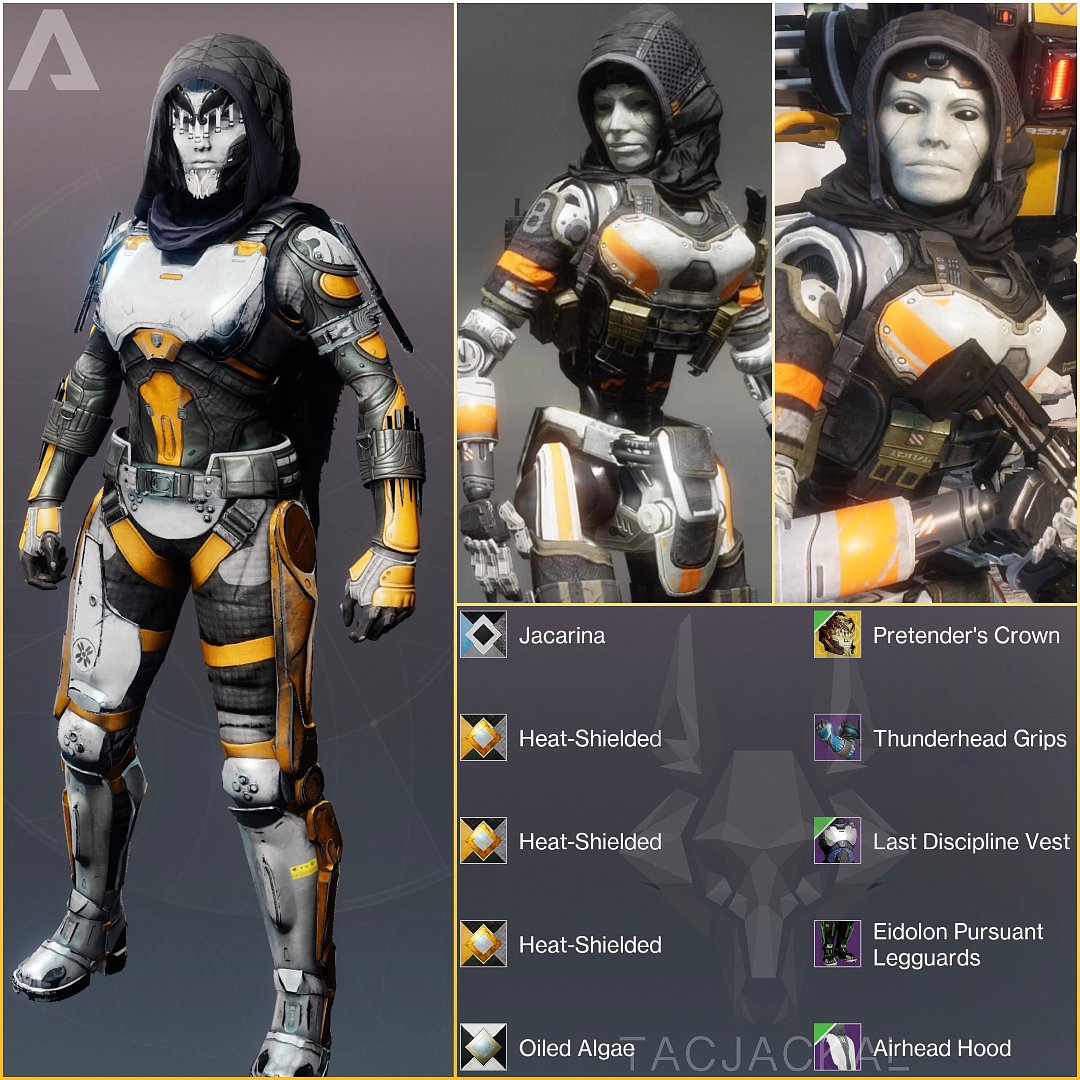 KrypzYT's tweet image. Hunter Fashion Based off Ash from Titanfall!
Credit to TacJackal from my Discord!
Follow for more Destiny 2 Fashion!