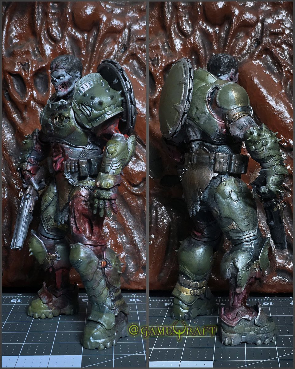 GameQraft's tweet image. TOO ANGRY TO DIE
Zombie Doomslayer - @DOOM : The Dark Ages
Resin printed. Hand painted. Qrafted By @gameqraft
#tooangrytodie #doom #doomthedarkages #doomslayer #zombiedoomslayer