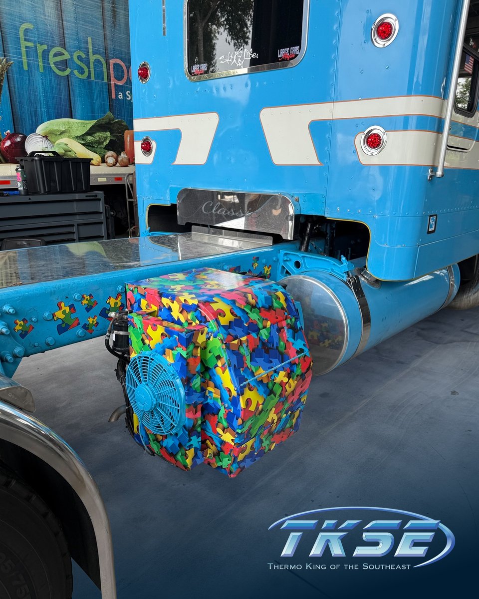Love seeing customers put their own twist on the gear that keeps them rolling! 💪

This custom TriPac APU stopped by our Orlando South location - working hard and showing off some personality.

Stay comfy, save fuel, no idle. #TriPacAPU #ThermoKing #TKSE