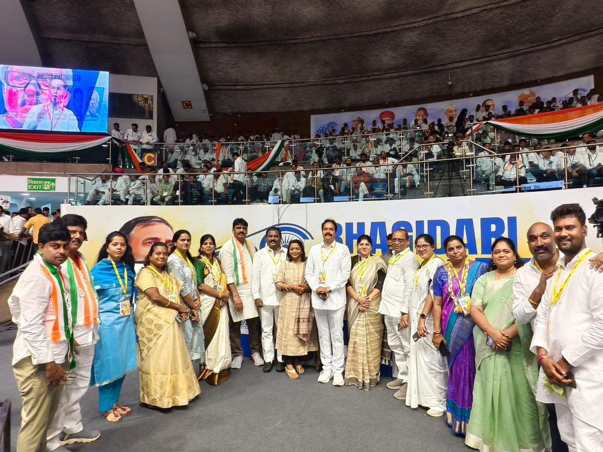 GirijaShetkar's tweet image. With OBC leaders at the ‘Bhaagidari Nyay Sammelan’ organised by OBC Congress in Delhi.