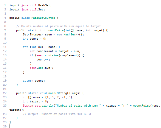 gutsOfDarkness8's tweet image. Efficient Problem Solving with Hashing:
Is all about solving algorithmic problems efficiently and accurately under time constraints. One of the fundamental concepts is using hashing (via hash sets or maps) to optimize searches and count operations. This technique drastically…