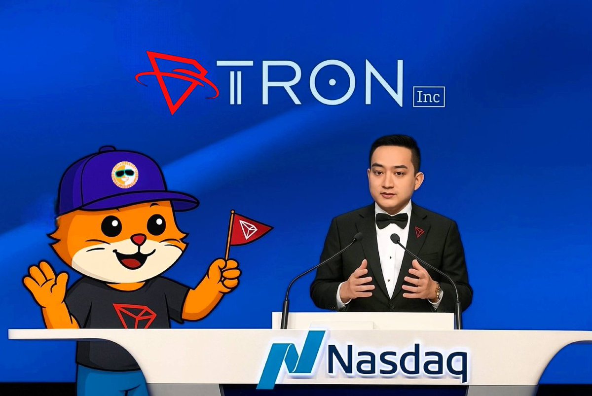 A huge step for <a href="/TRON_INC/">Tron Inc.</a> on <a href="/NasdaqExchange/">Nasdaq Exchange</a> — and just the beginning.
$SUNCAT will be there to support every move forward. 🐾🔥