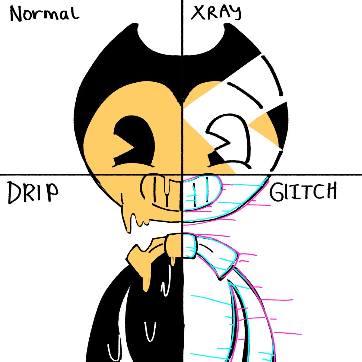I’m a bendy fan and this is my art