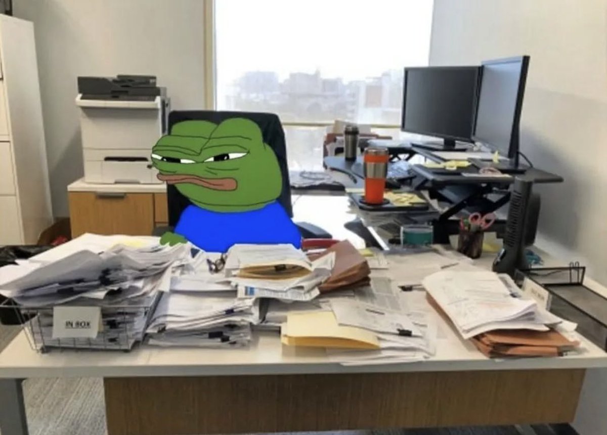emperorpeppe's tweet image. POV at work while getting liquidated