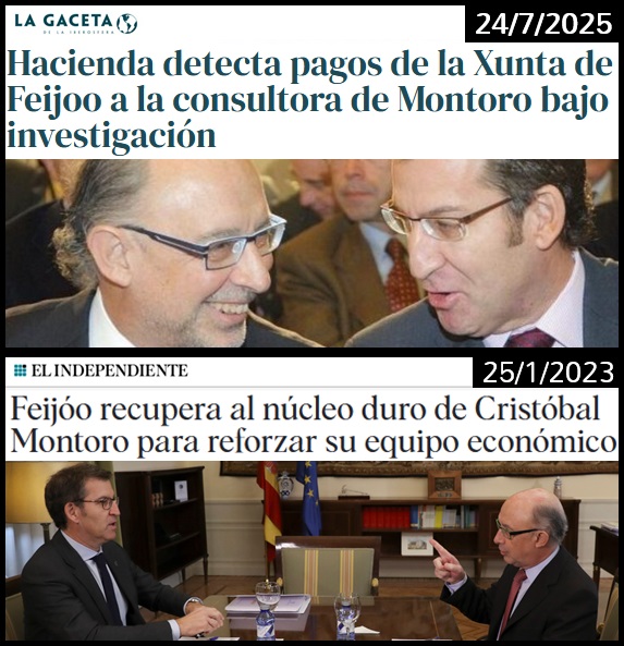 Deselectrocuta1's tweet image. A ver, a ver, despacito. Las mierdas de una en una.
¿Feijóo ya ha explicado a qué santo pagó con dinero público a la trama de Montoro? 🤨