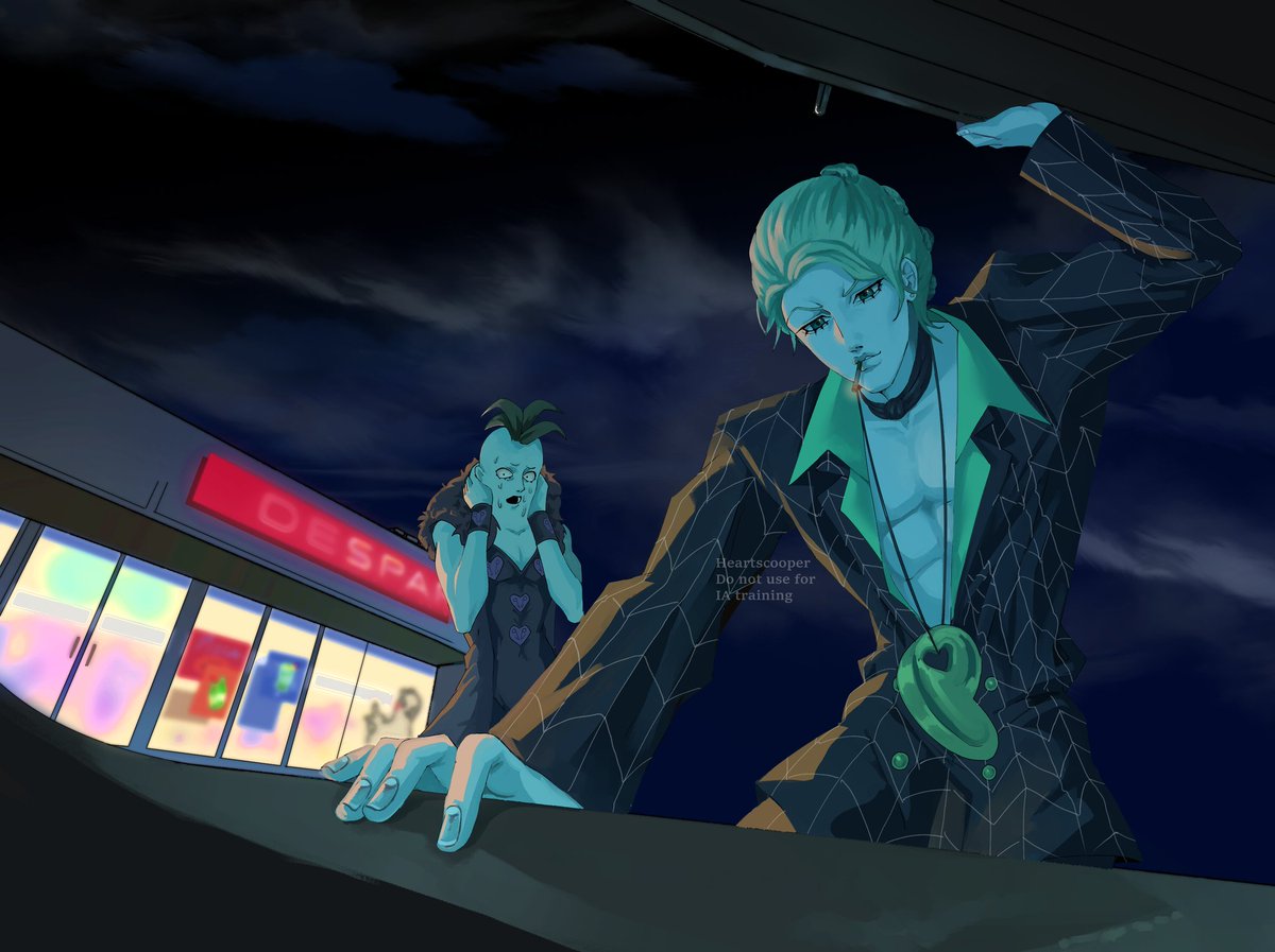 h3artscooper's tweet image. 🥓🐟
#JJBA #ジョジョの #暗殺チーム