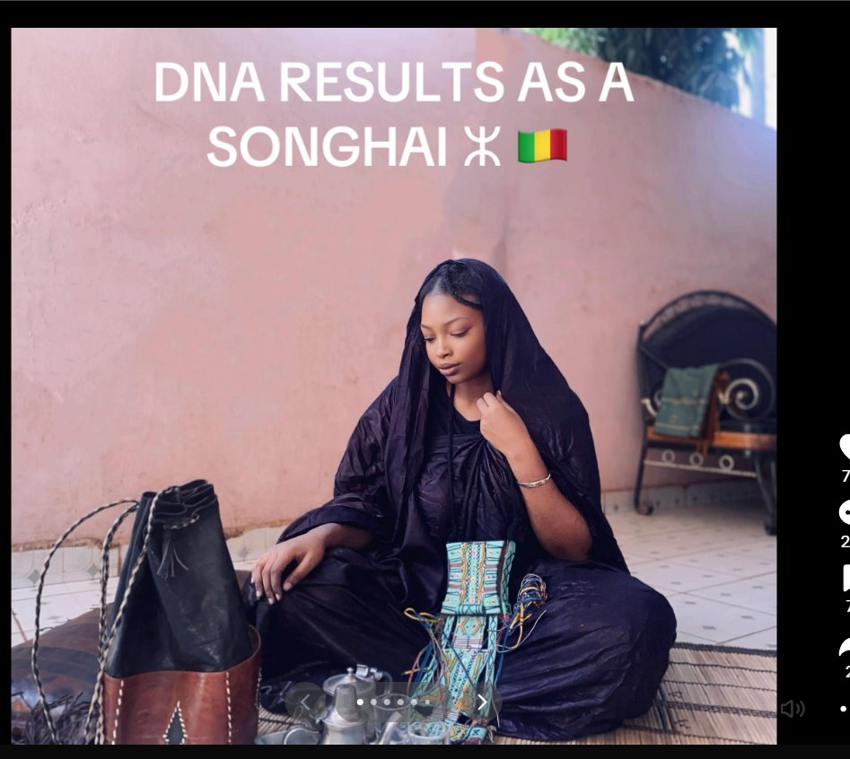 Maqitzara's tweet image. anybody know who this songhai girl is? i would wish to have G25 coords of her dna