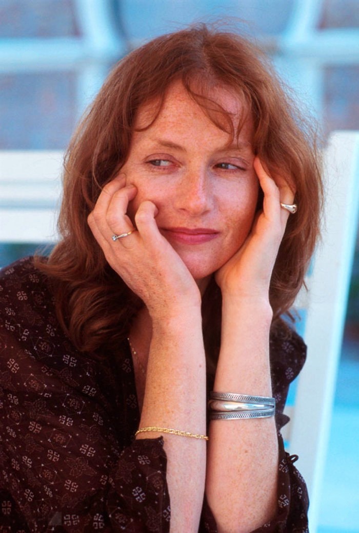huppertisme's tweet image. Isabelle Huppert (1995), photographed by ©Graziano Arici📸