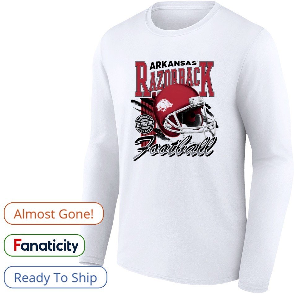 fanaticitycom's tweet image. Rep Arkansas pride with the bold “Hit That Line” varsity football tee!
👉 fanaticity.com/product/arkans…
#ArkansasRazorbacks #HitThatLine #CollegeFootball #RazorbackNation #FootballStyle #FanaticityStyle