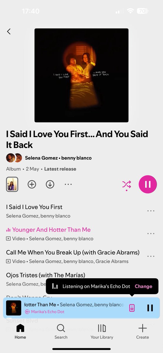 seldollz's tweet image. i’m nominating i said i love you first for album of the year at the 2026 grammys 🏆