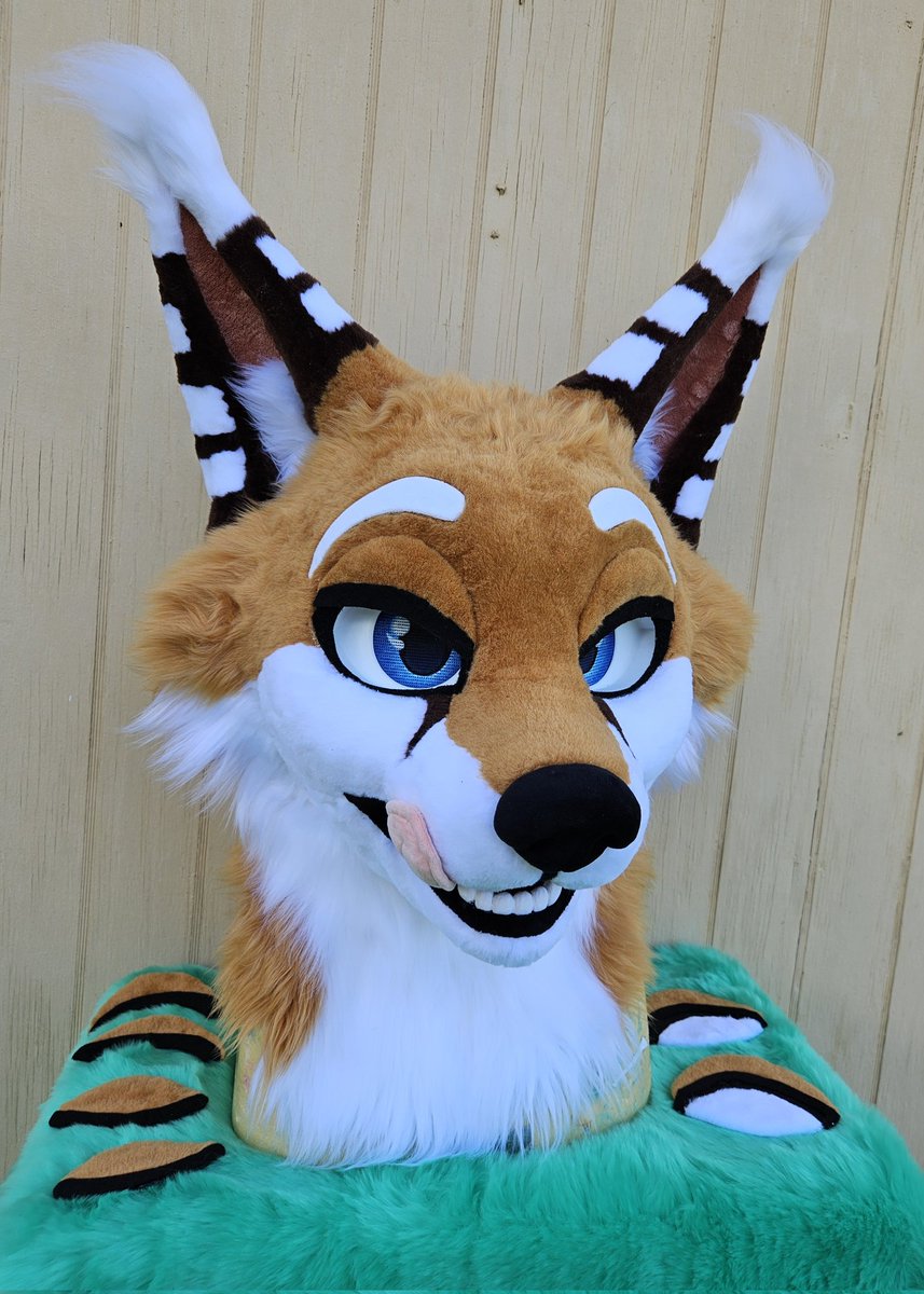 HollydaysInc's tweet image. This boy @FoxWithRamen has a wide range of eyelids to capture all of his personality! Since he was sooo patient with me after the massive @FurryWeekend rush, I threw in some fun looks for him to play with 👁👁
#FursuitFriday #fursuit #fox