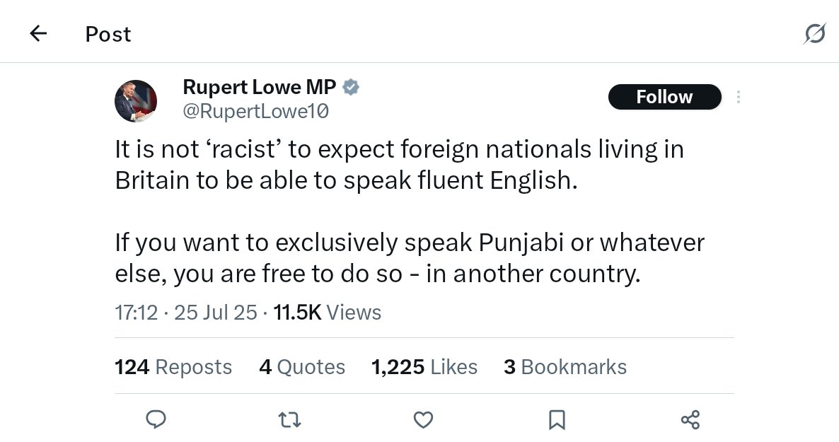 PaulShieber's tweet image. When a person starts a sentence with the words "it's not racist" you can be pretty damn sure what's coming next.