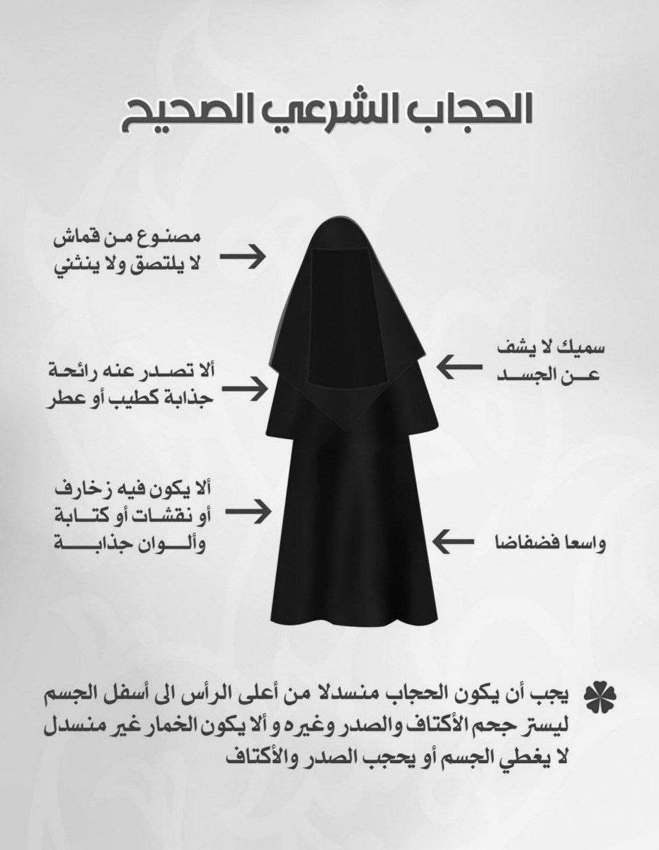 o_5sa's tweet image. "الحجاب هو أن تستر المرأة كل ما يكون كشفه سببًا للفتنة، ومنه الوجه فإنه أعظم ما تكون به الفتنة، ولهذا كان القول الراجح من أقوال أهل العلم أنه يجب على المرأة أن تغطي وجهها".
ابن عثيمين