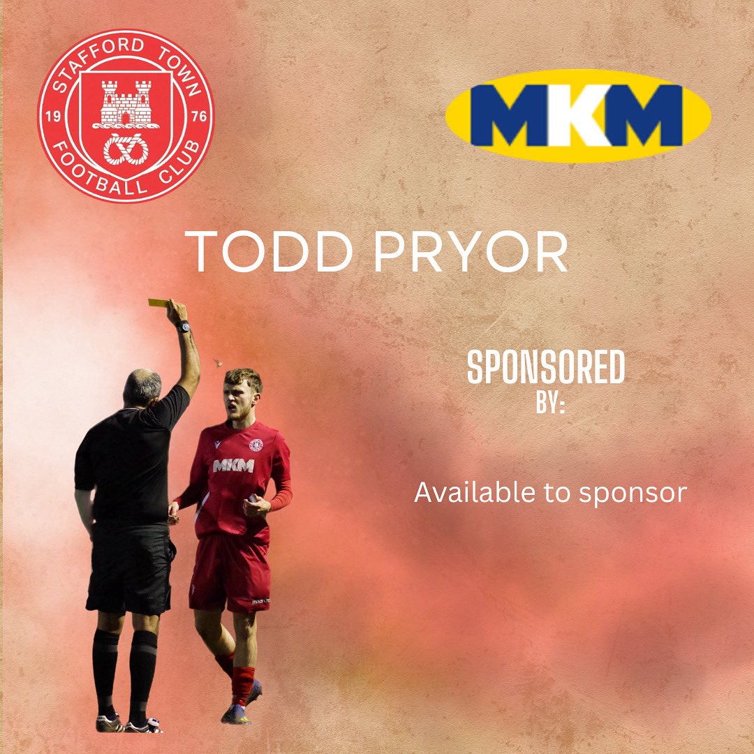 🚨 Retained Player! 🚨

Todd Pryor commits for the 25/26 season! 

As well as being a key player for our Development Team, Todd also made 6 first team appearances last season, and will be looking to see more 1st team action this term!

Welcome back Todd!

#UpTheTown