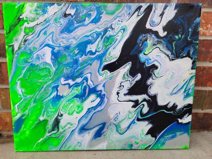 Vixen2Rock's tweet photo. Art of the Day: "Waves". Buy at: https://t.co/13OyHngPqW https://t.co/yRK0ZBTGIq