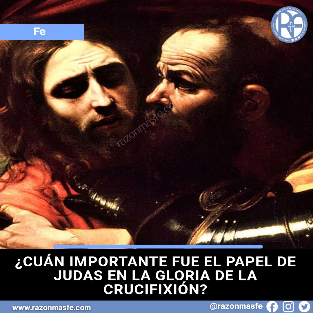 razonmasfe's tweet image. 📰El mayor pecado de Judas, que lo condenó, no fue entregar a Jesús por 30 monedas de plata, sino no creer en la redención y la compasión de nuestro Señor. Se ahorcó y olvidó que Jesús es la fuente del amor.
➕ info: razonmasfe.com/cuan-important…